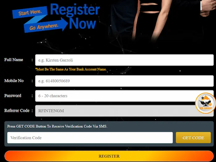 Intensity Casino Australia registre